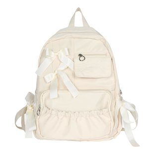 Backpack With Attached Bow-Knots - Ideal Day-To-Day Use, Kawaii Backpack, :